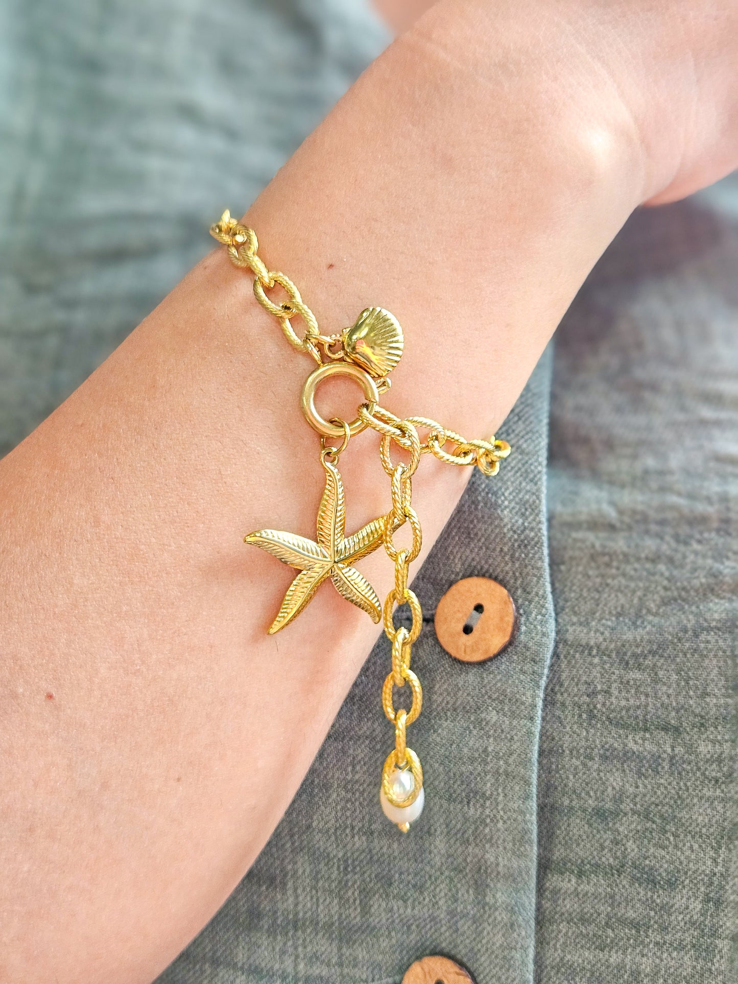 Pulsera Coral