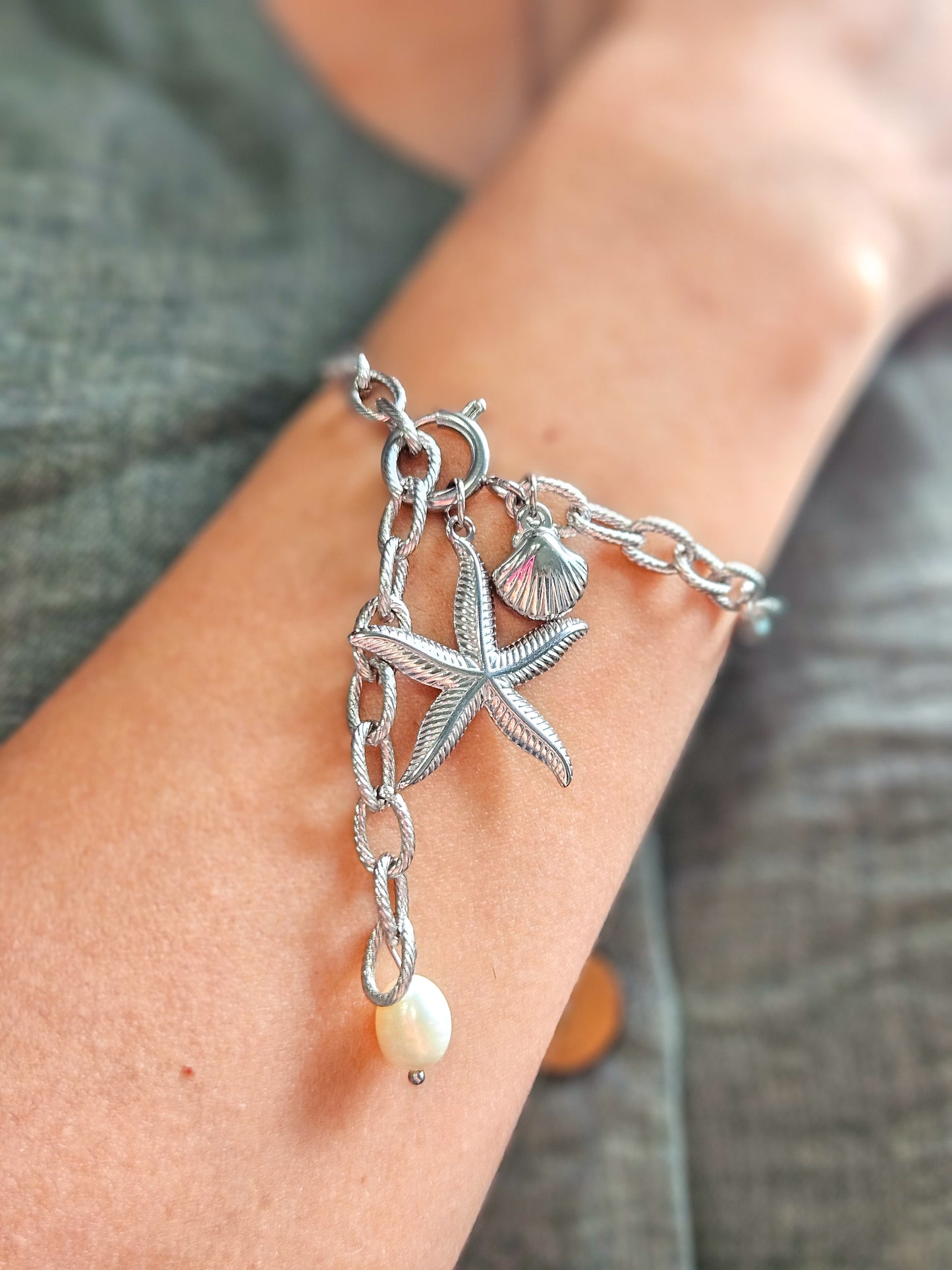Pulsera Coral