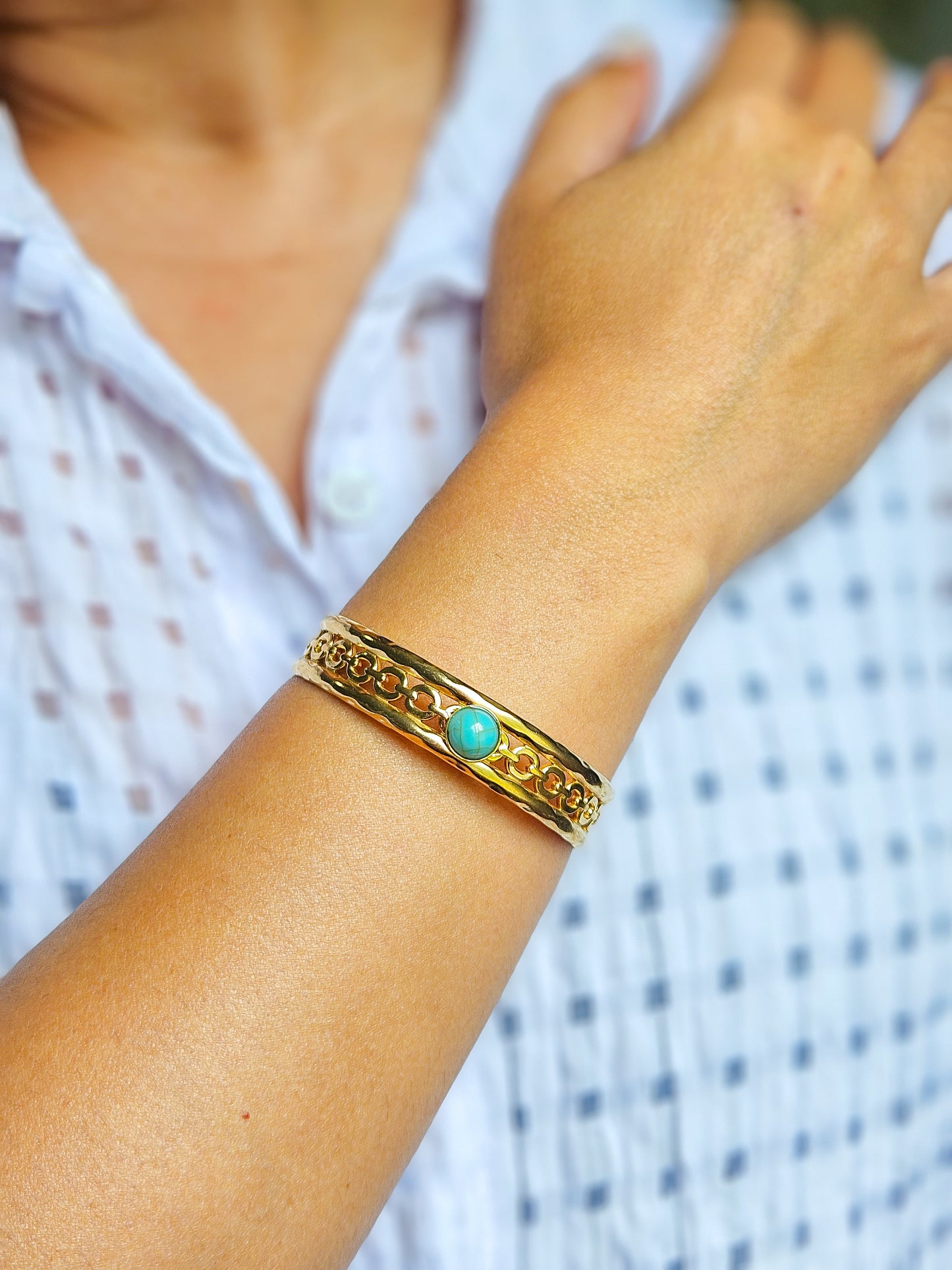Gold Bangle