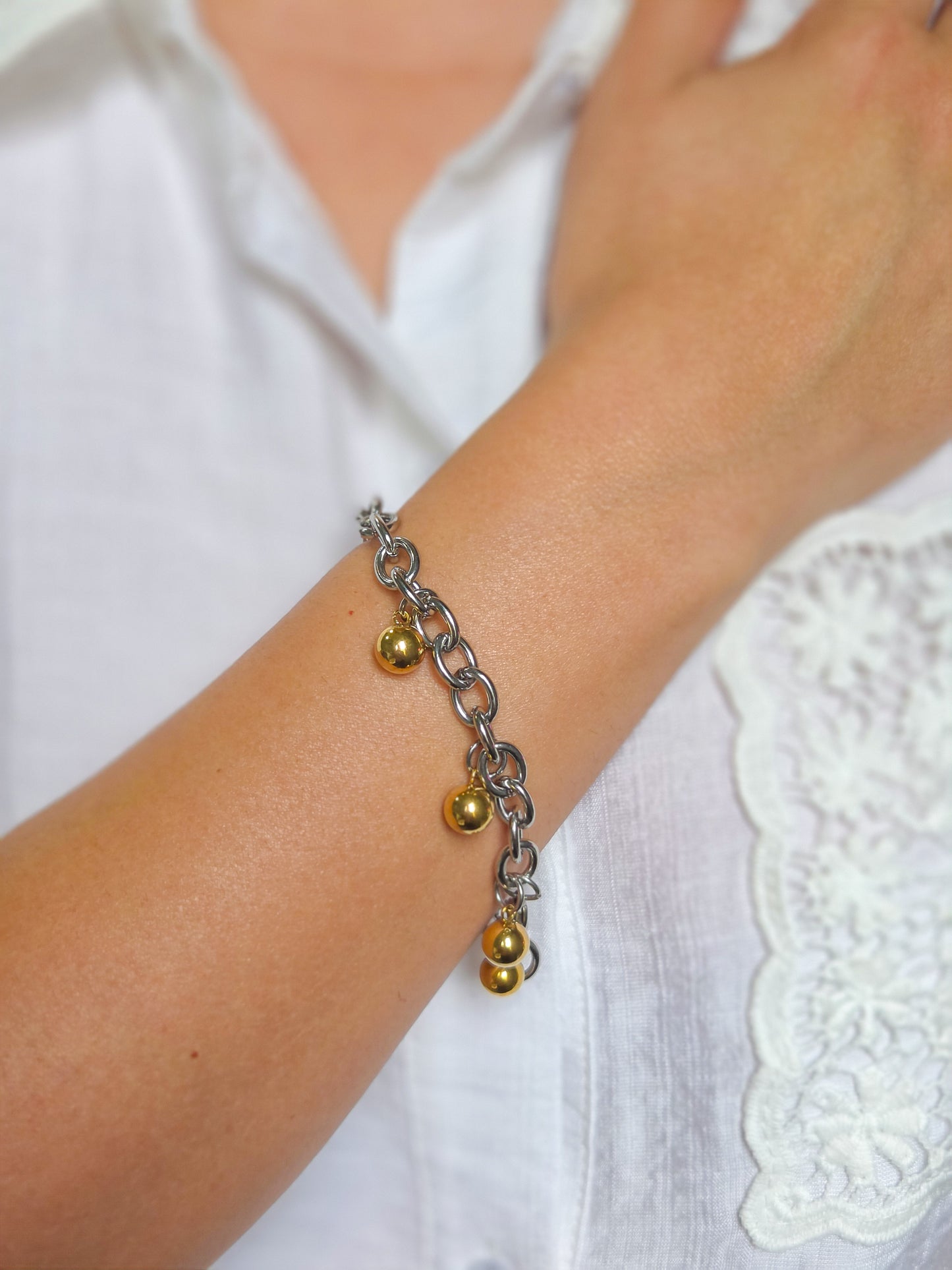 Pulsera dos tonos