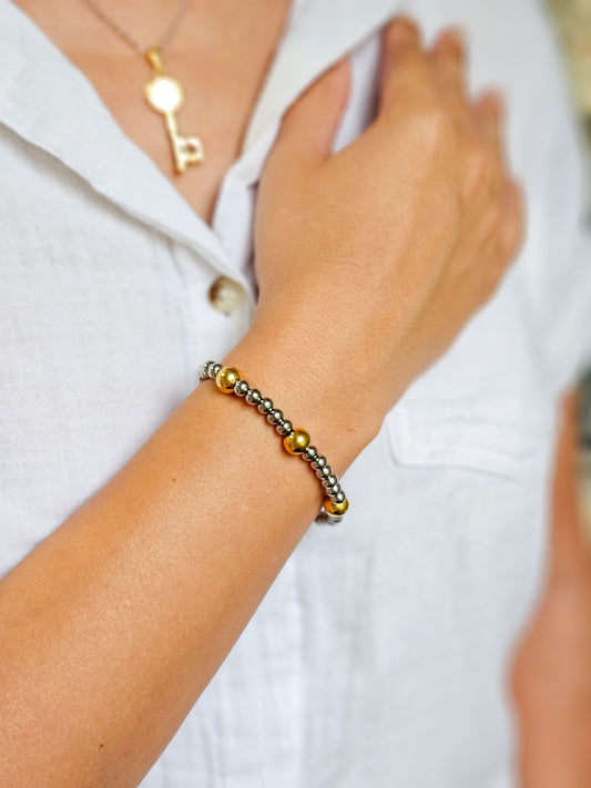 Pulsera dos tonos