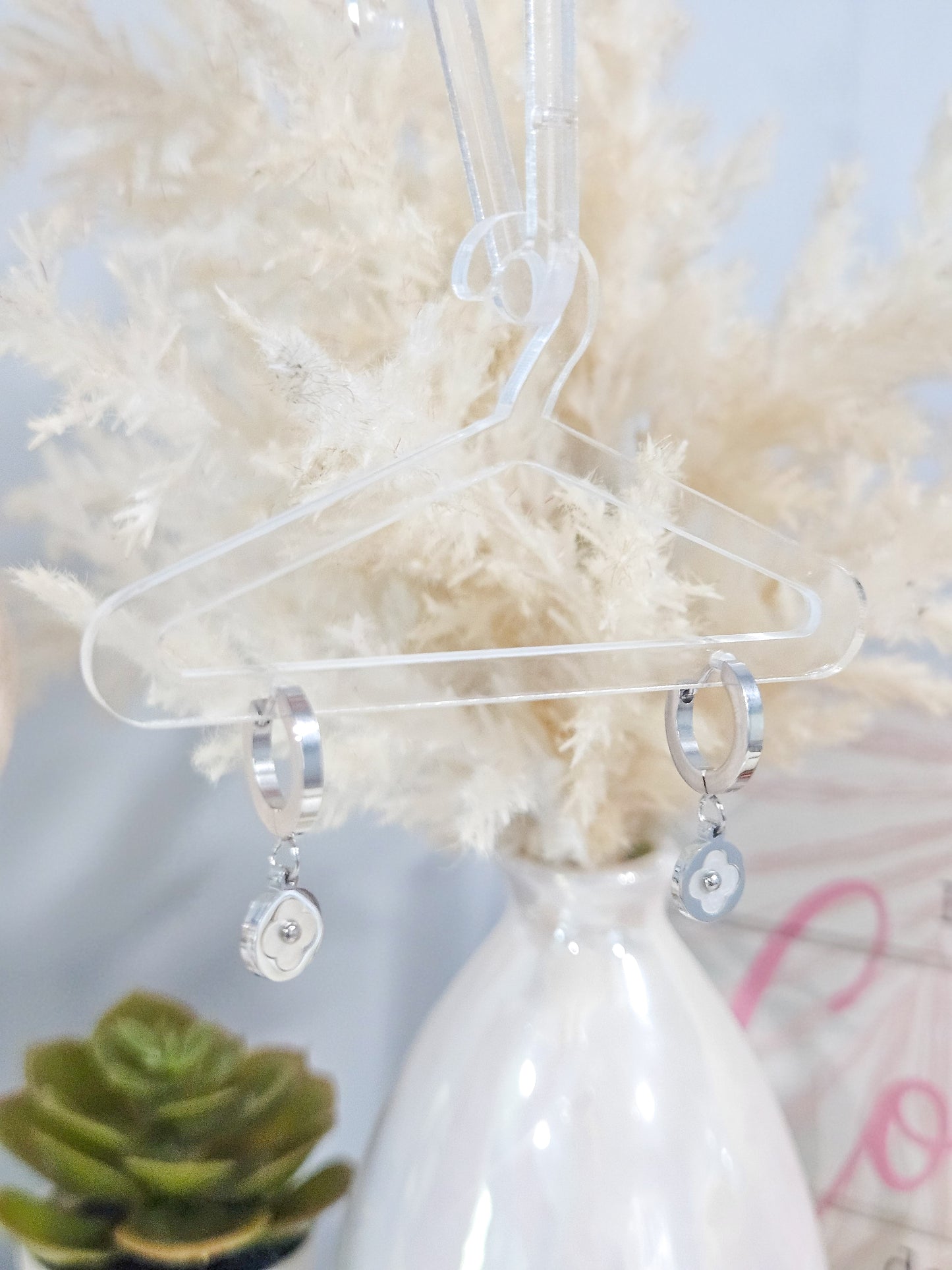 Set flor madre perla