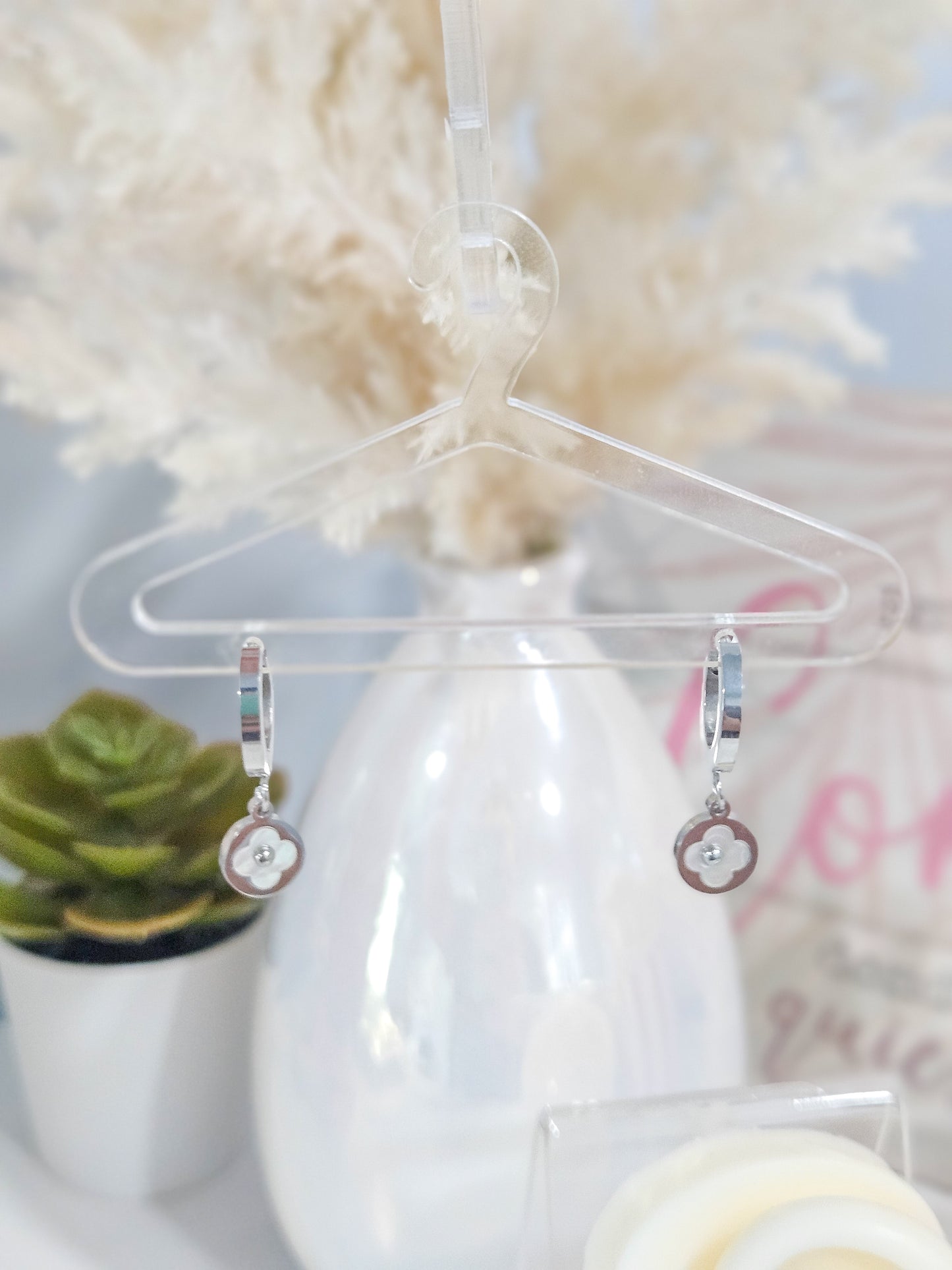 Set flor madre perla