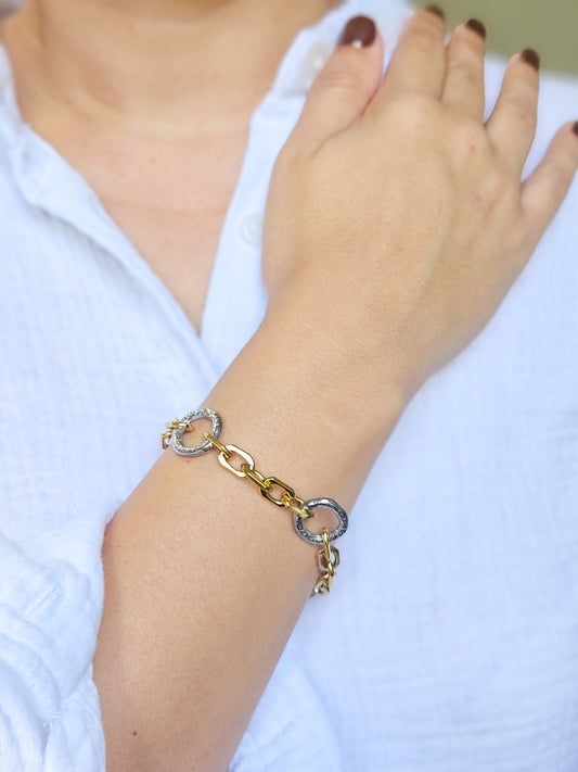 Pulsera dos tonos