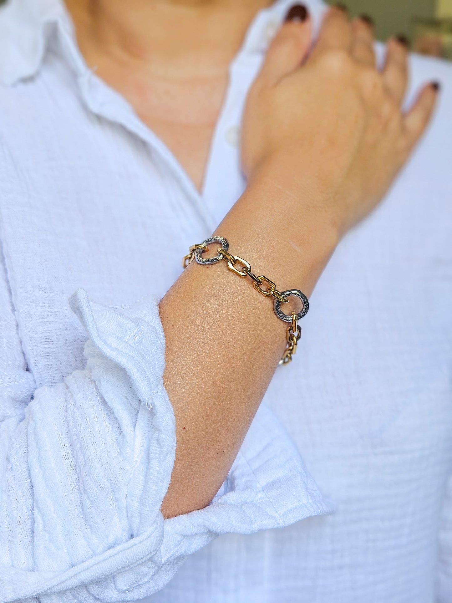Pulsera dos tonos