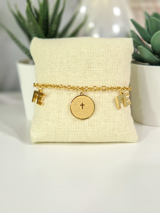 Pulsera Padre Nuestro & Fe