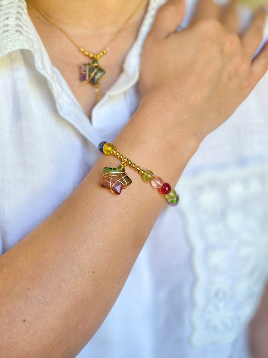 Set estrella colorida