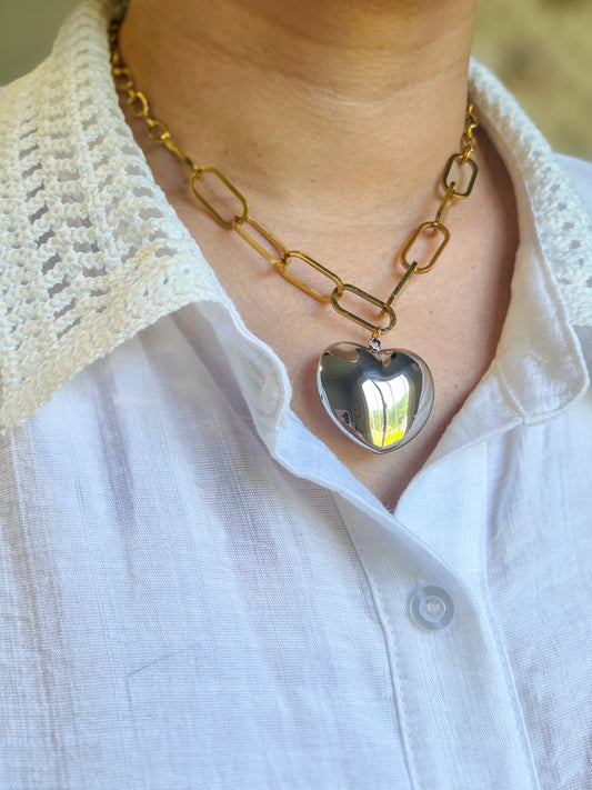 Set corazón dos tonos