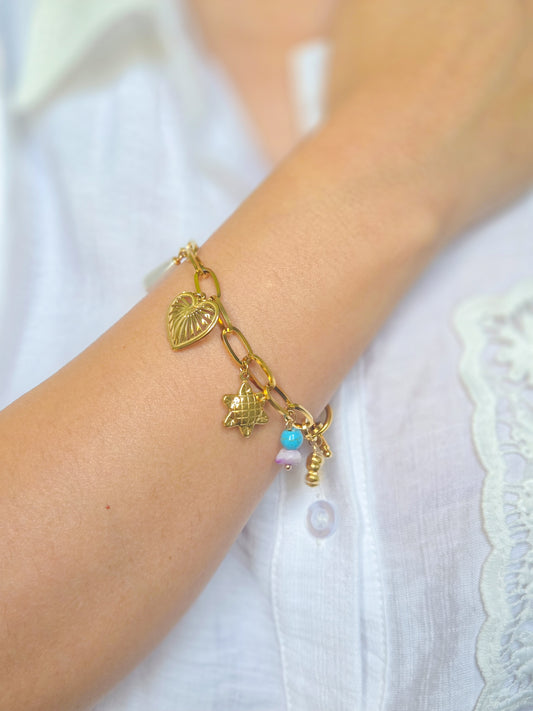 Pulsera con charms