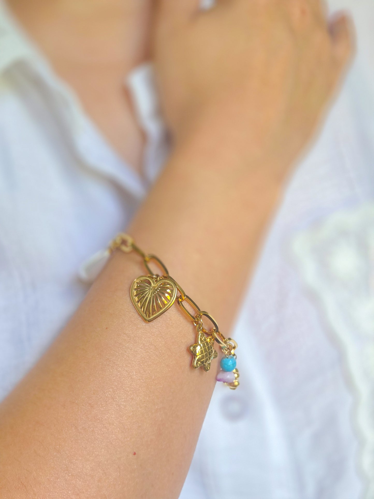 Pulsera con charms