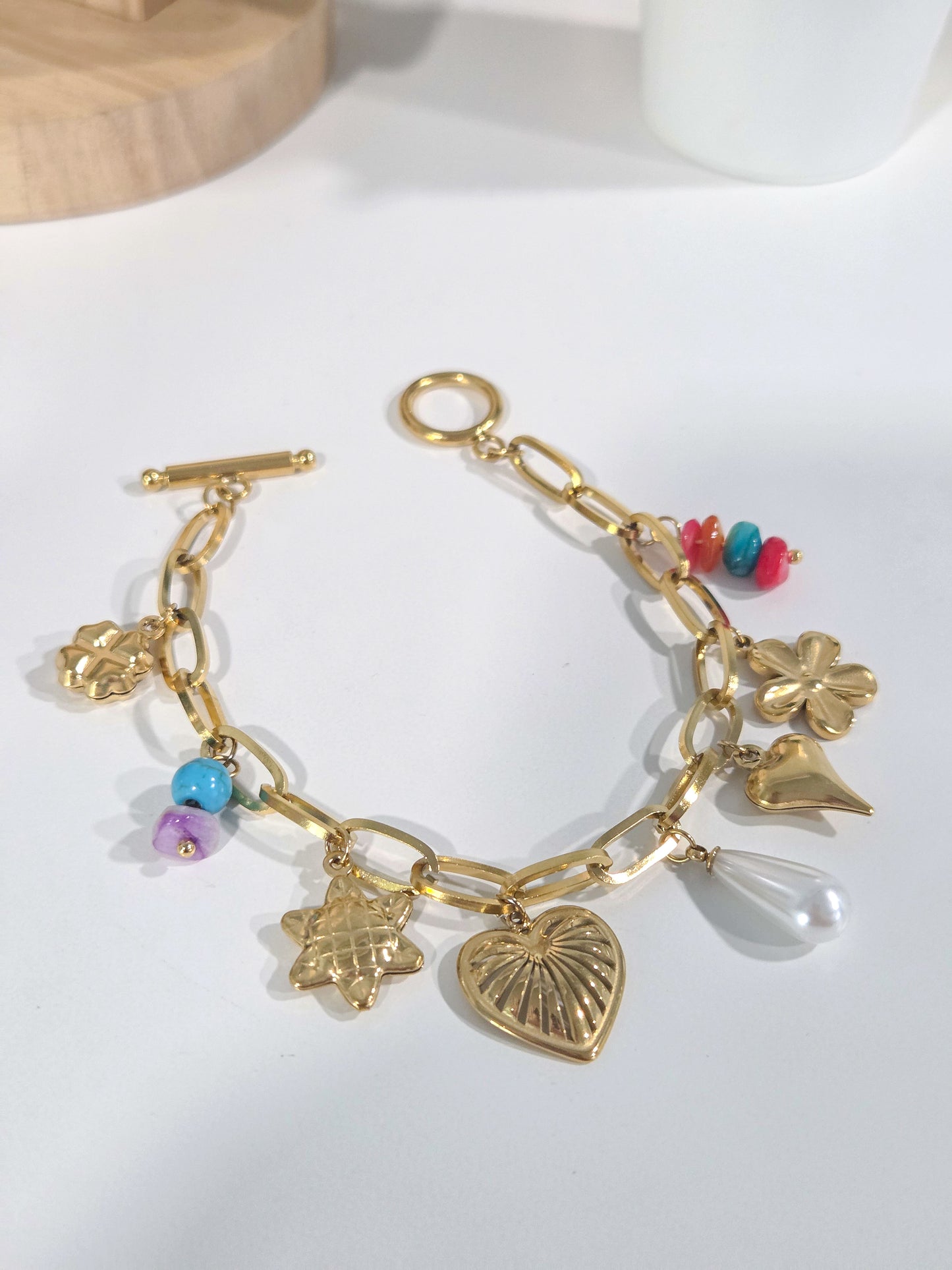 Pulsera con charms