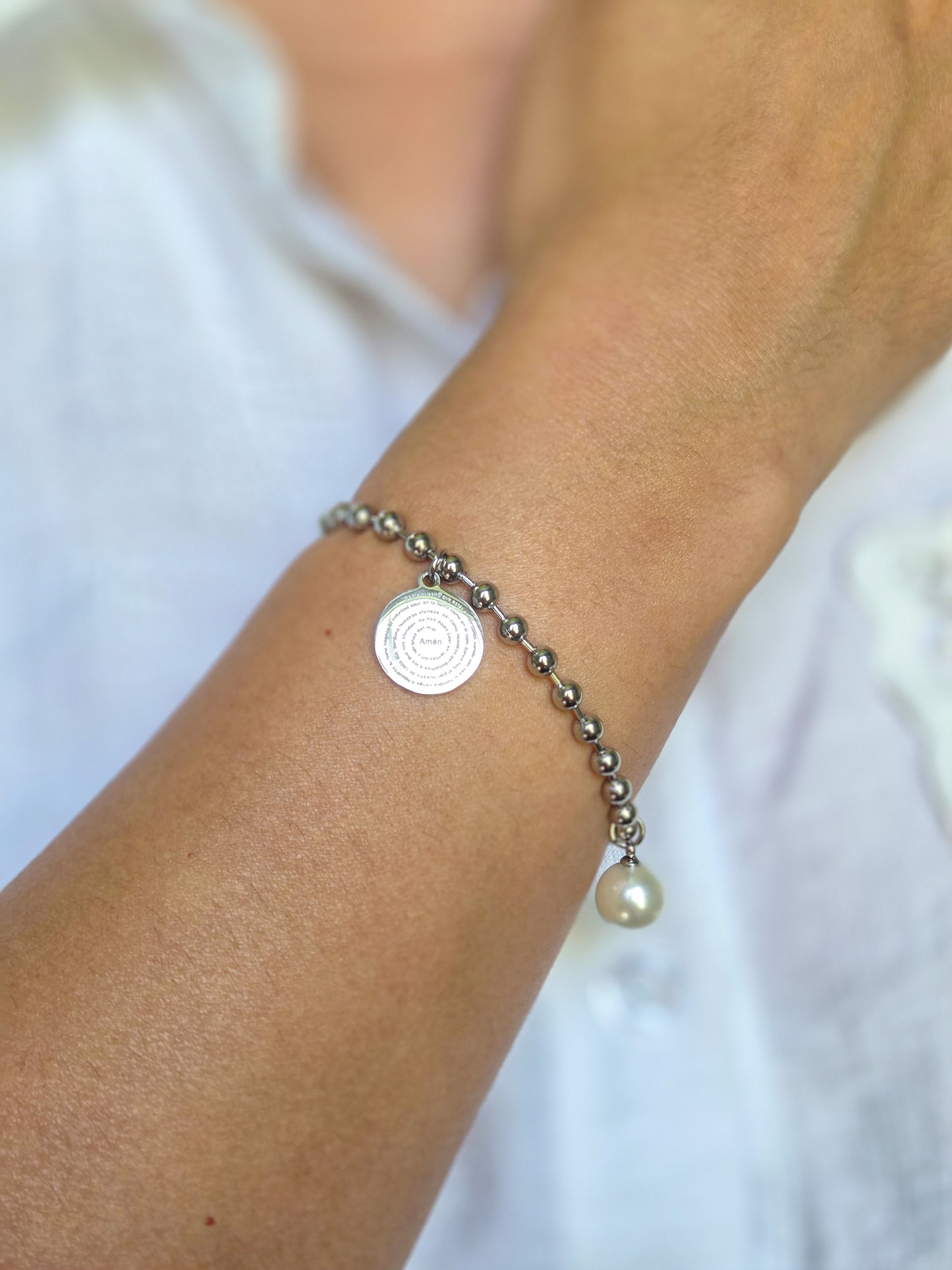Pulsera militar padre nuestro