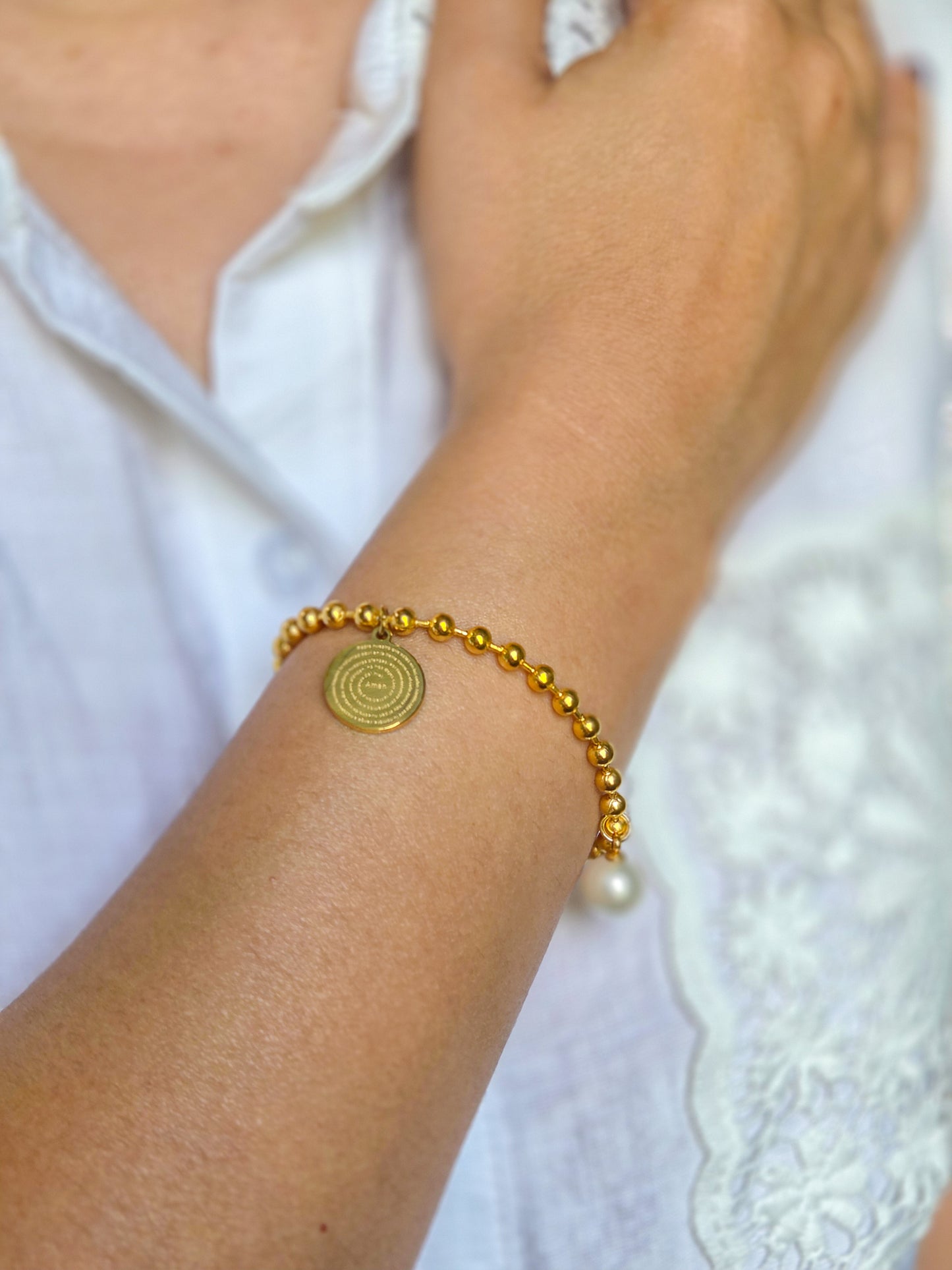Pulsera militar padre nuestro