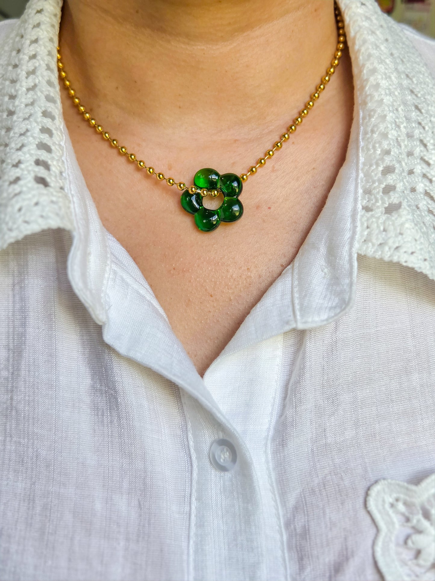 Cadena flores de verano