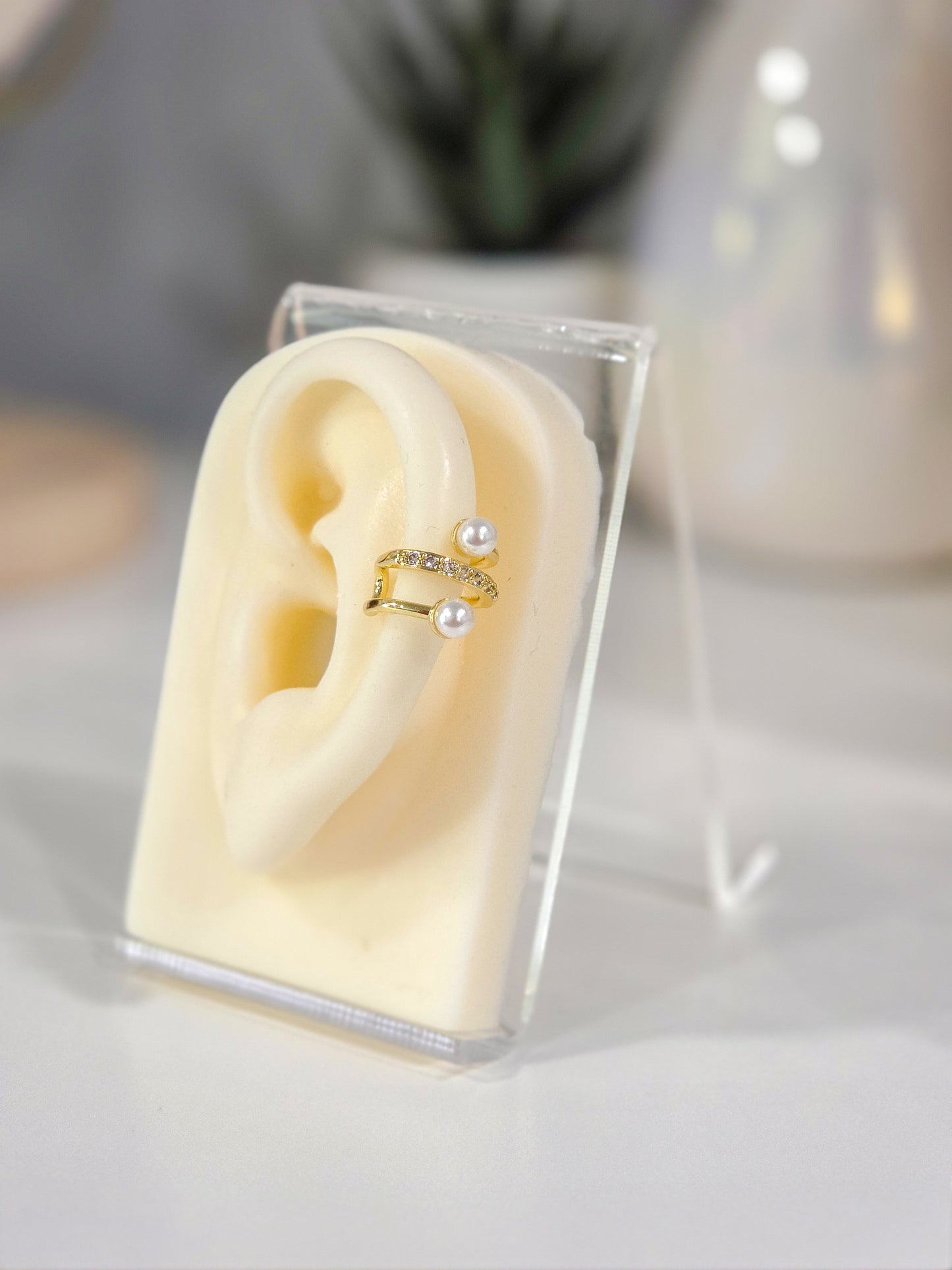 Earcuff Perla Viva