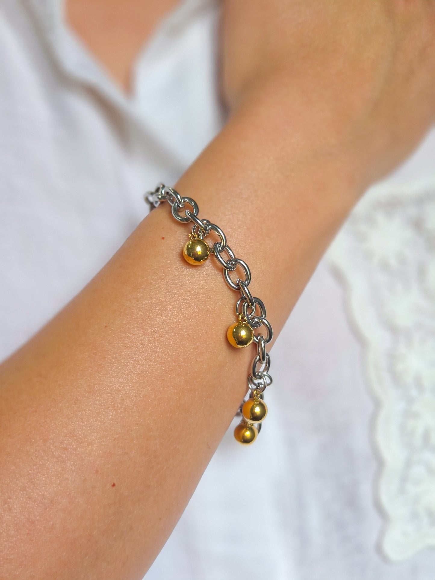 Pulsera dos tonos