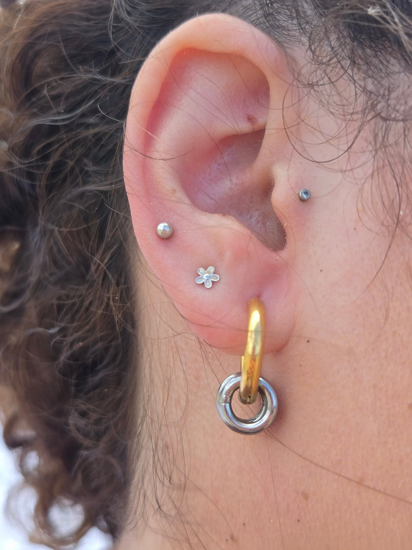 Argollas dos tonos